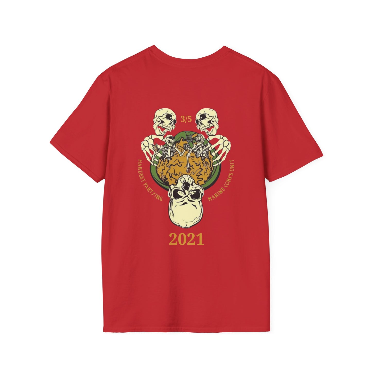 2021 Edition 3/5 Hardest Partying Unit Champions T-shirt