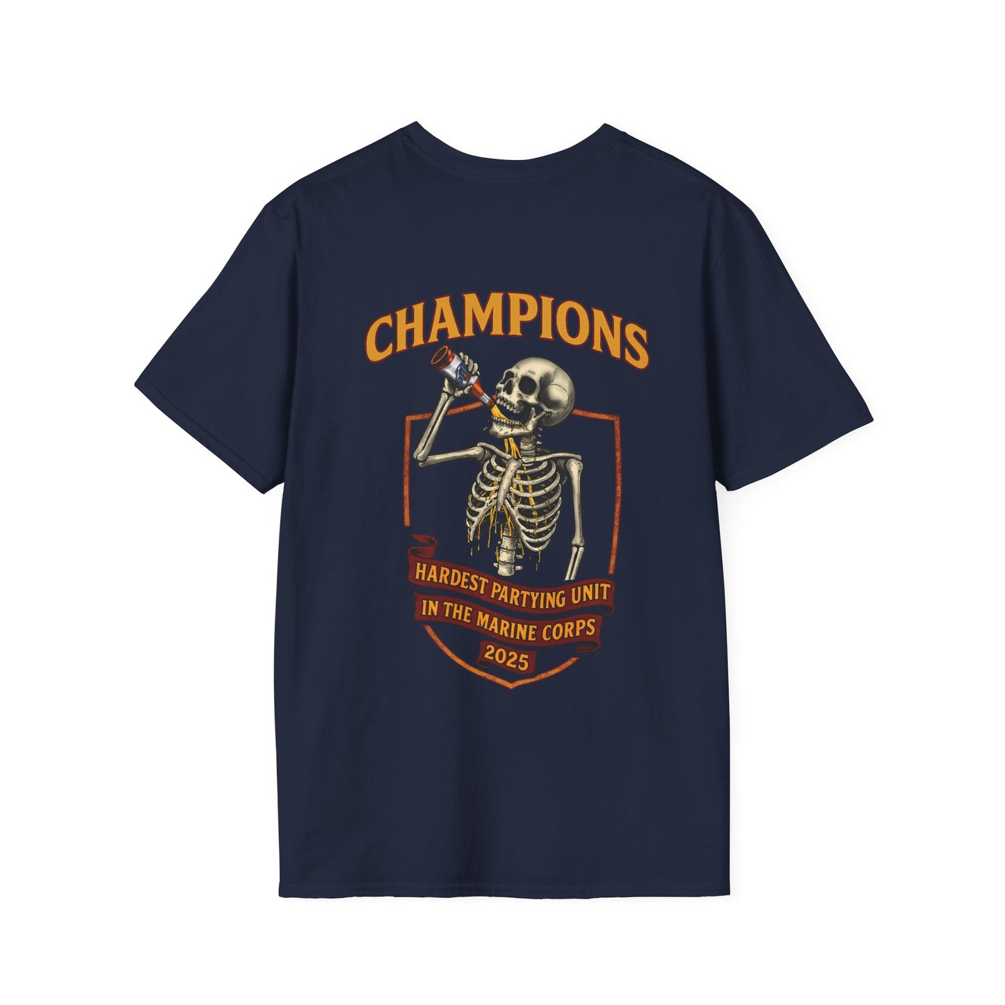 3/5 Hardest Partying Unit Champions T-shirt