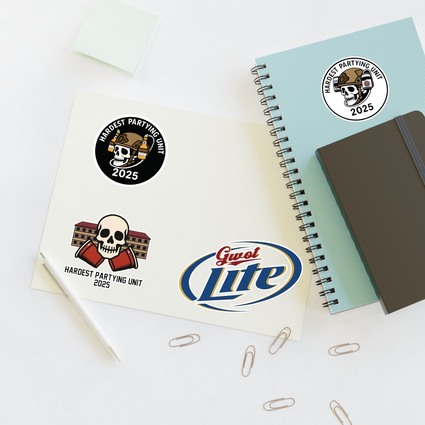 Hardest Partying Unit Sticker Sheets