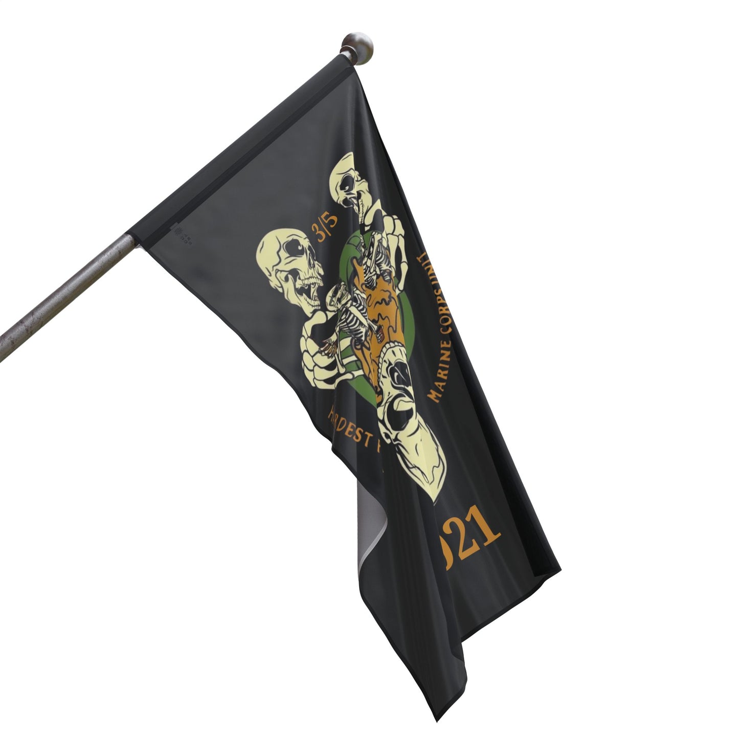 2021 Edition 3/5 Hardest Partying Unit Champions Flag