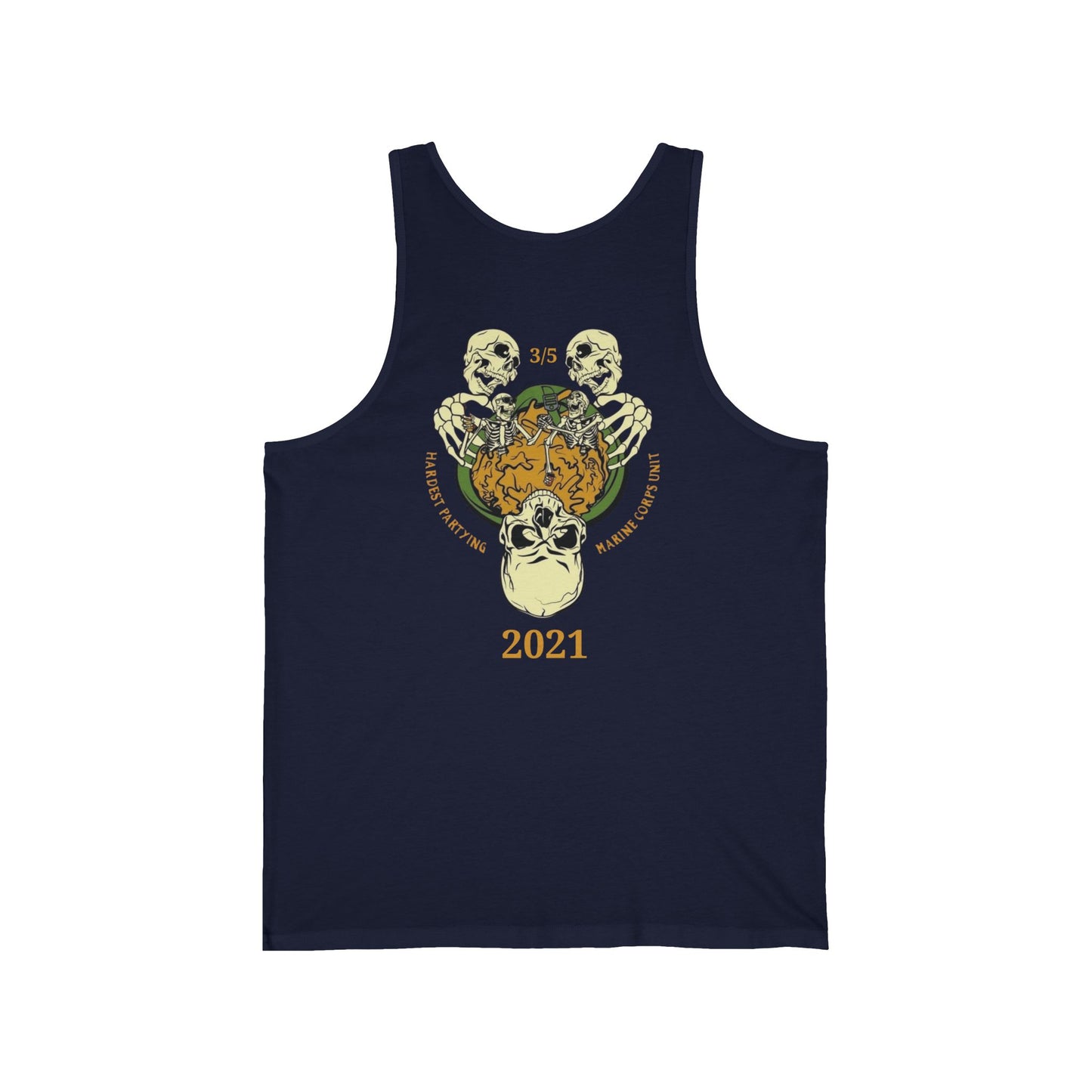 2021 Edition 3/5 Hardest Partying Unit Tank Top