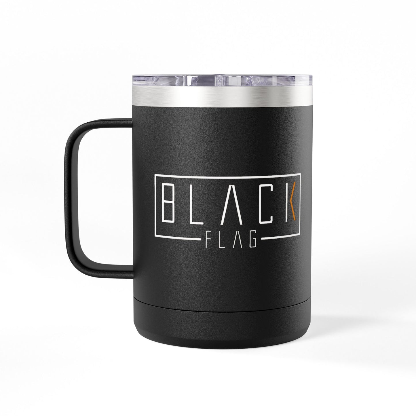 Black Flag Coffee Mug Tumbler, 15oz