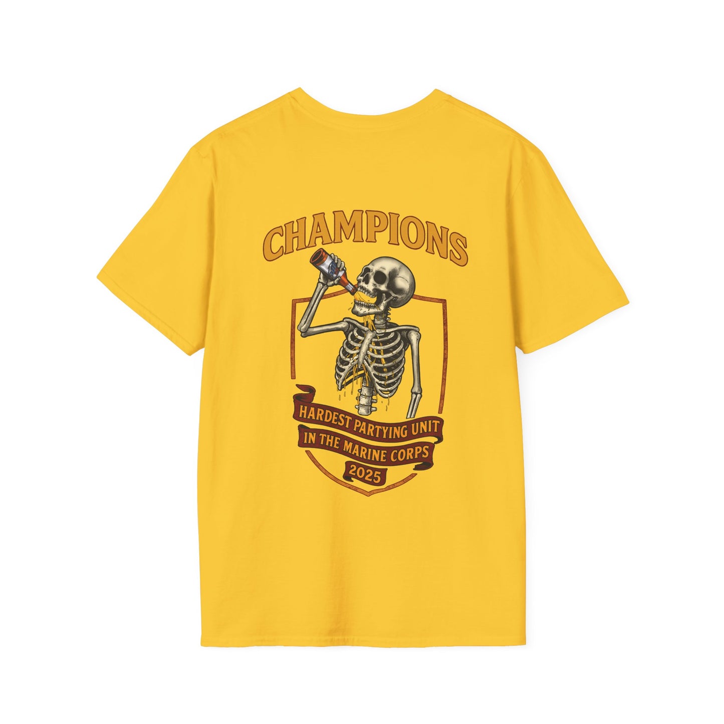 3/5 Hardest Partying Unit Champions T-shirt