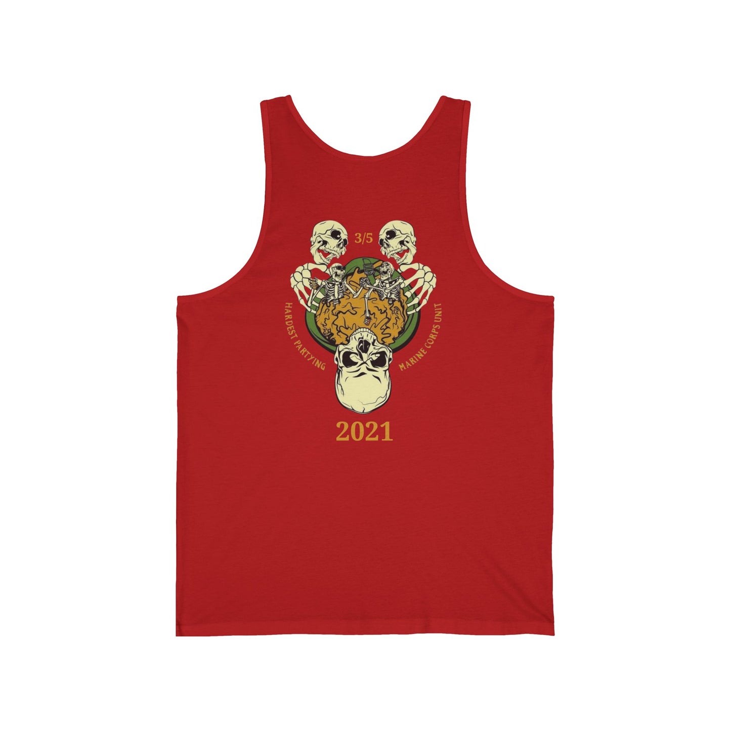 2021 Edition 3/5 Hardest Partying Unit Tank Top