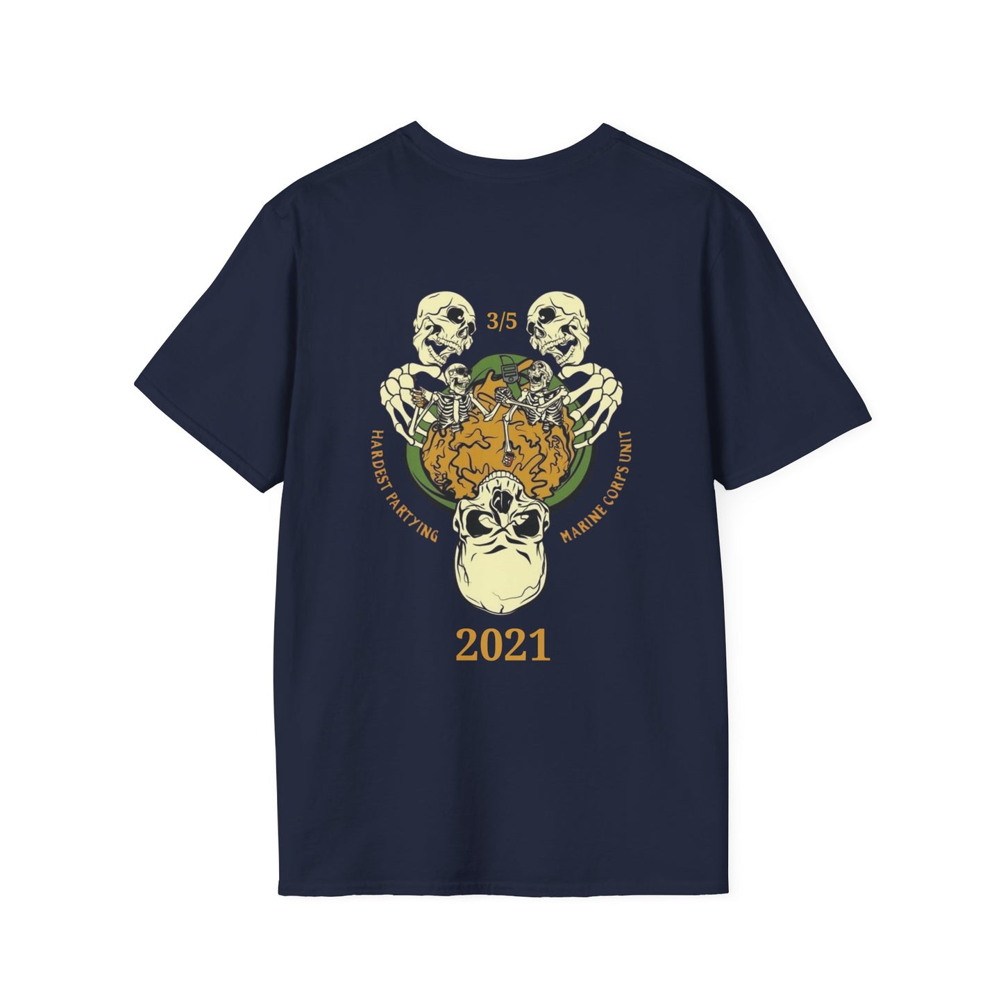 2021 Edition 3/5 Hardest Partying Unit Champions T-shirt