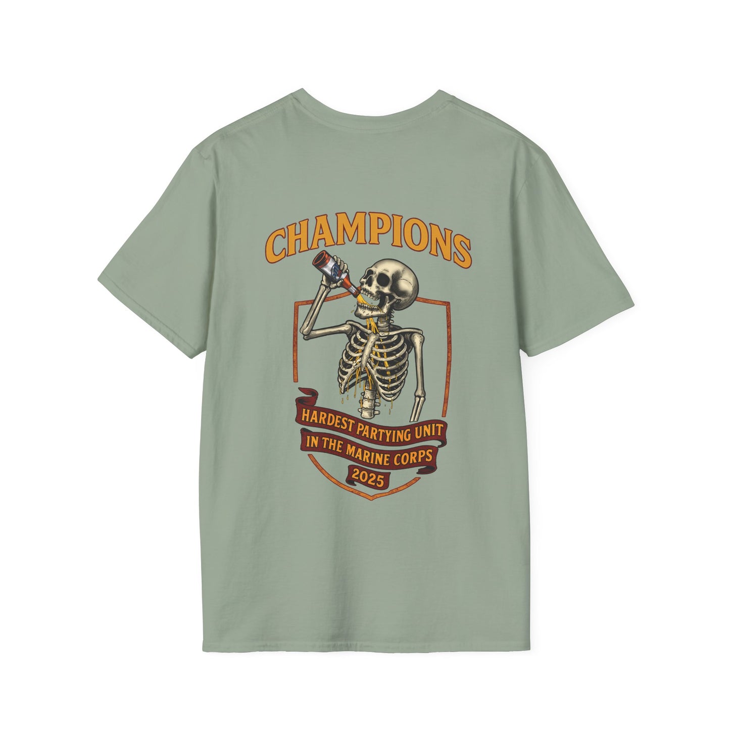 3/5 Hardest Partying Unit Champions T-shirt