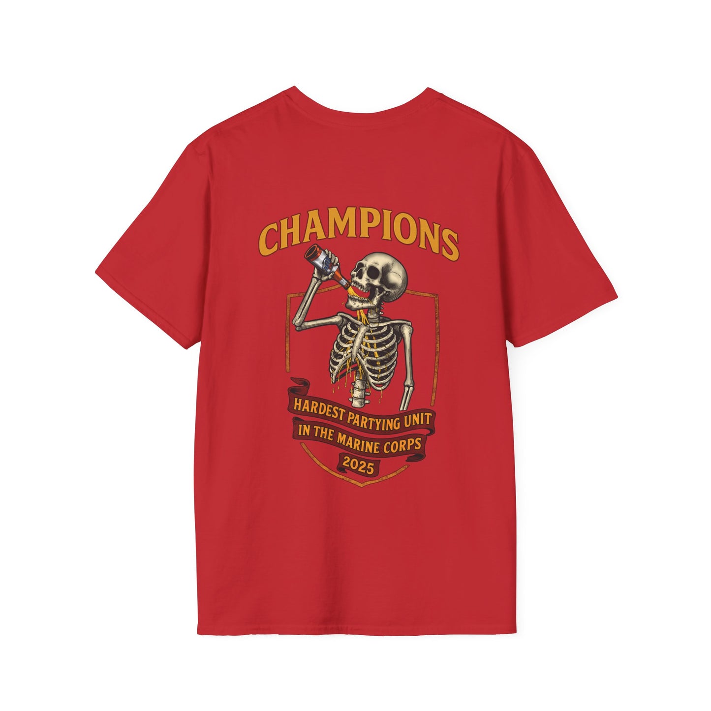 3/5 Hardest Partying Unit Champions T-shirt