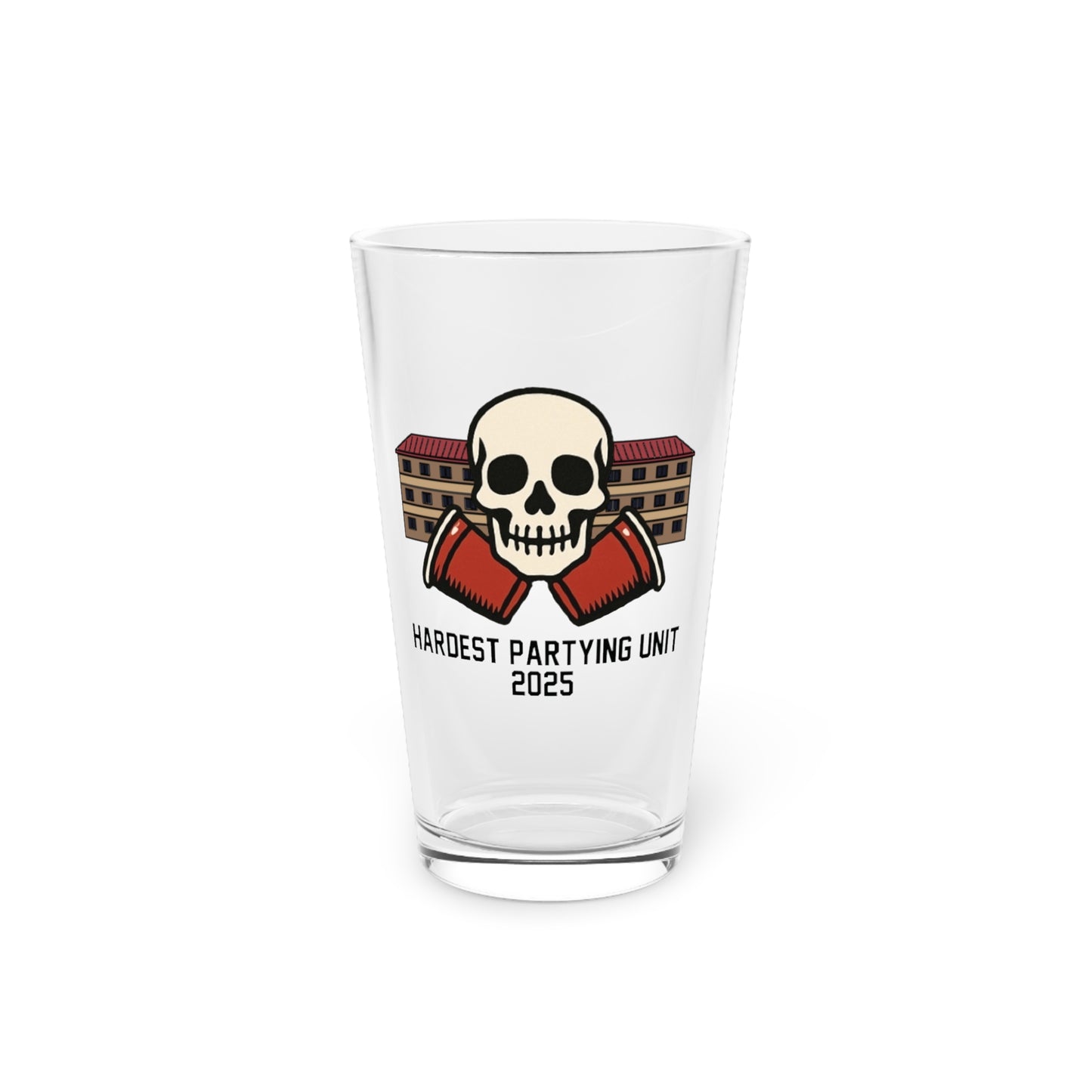 Hardest Partying Unit 2025 Pint Glass
