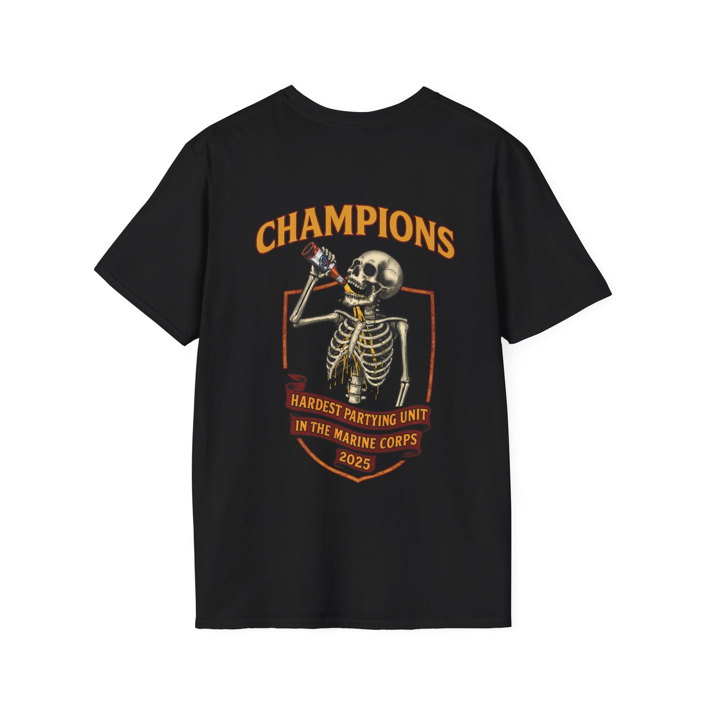 3/5 Hardest Partying Unit Champions T-shirt