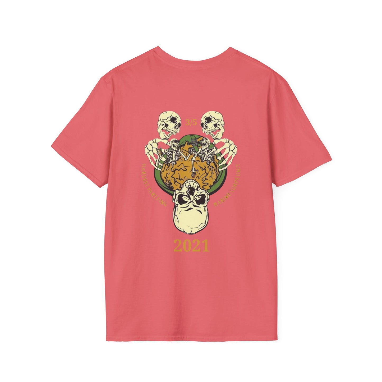 2021 Edition 3/5 Hardest Partying Unit Champions T-shirt