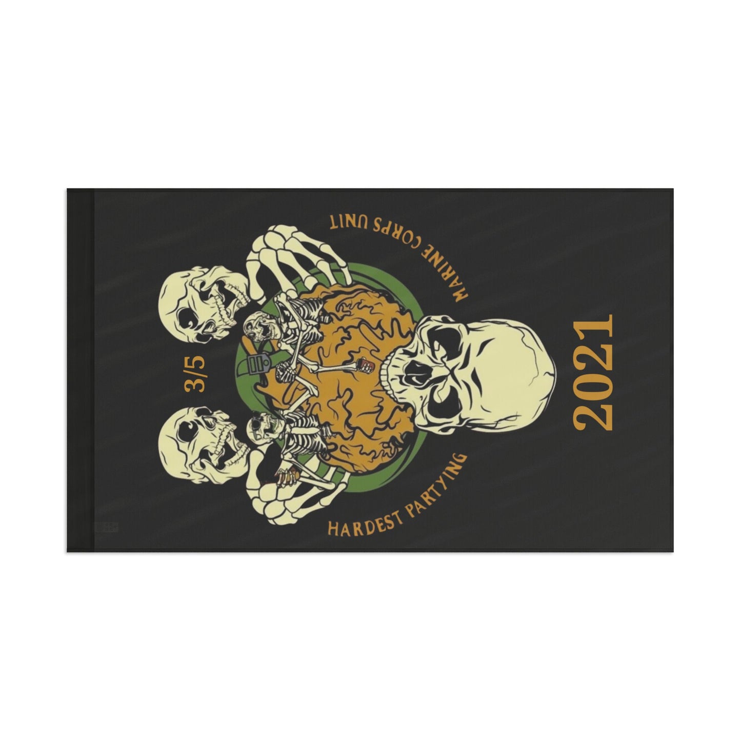 2021 Edition 3/5 Hardest Partying Unit Champions Flag