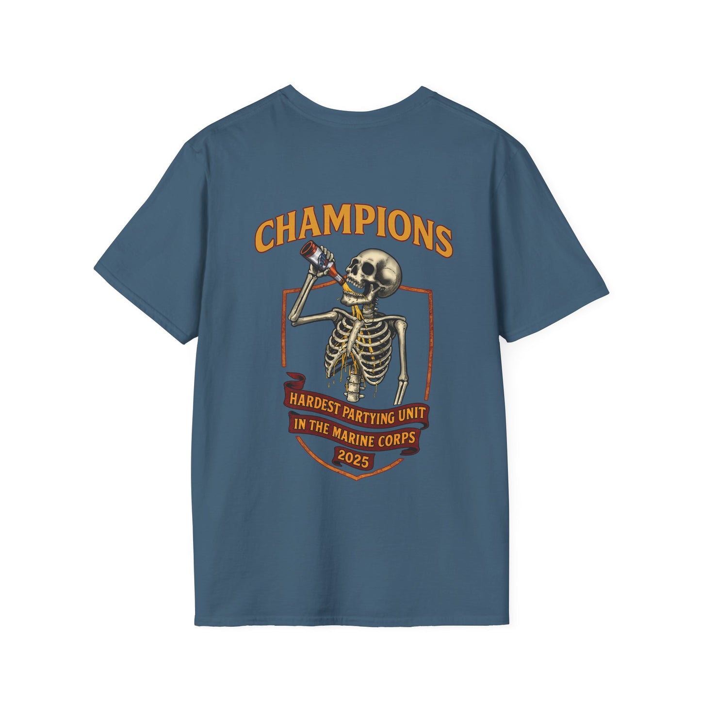 3/5 Hardest Partying Unit Champions T-shirt