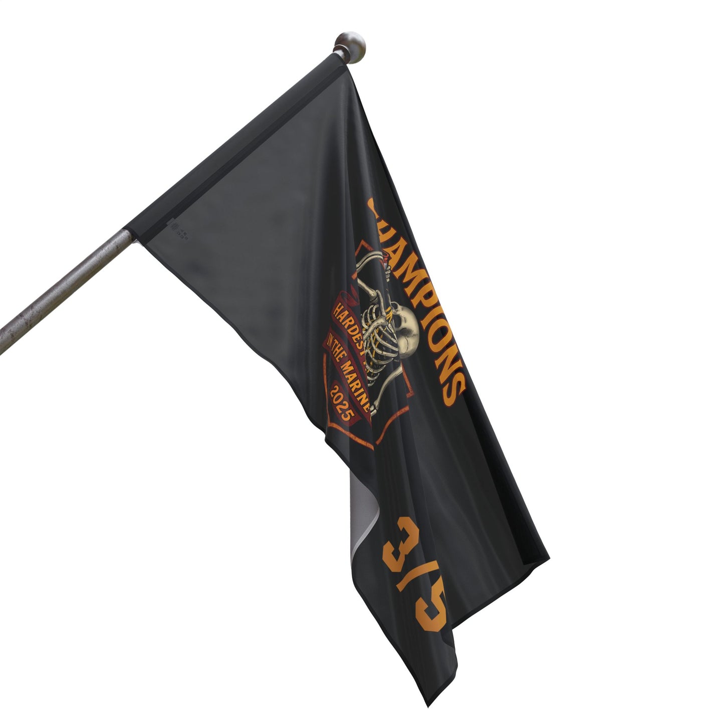 3/5 Hardest Partying Unit Champions Flag