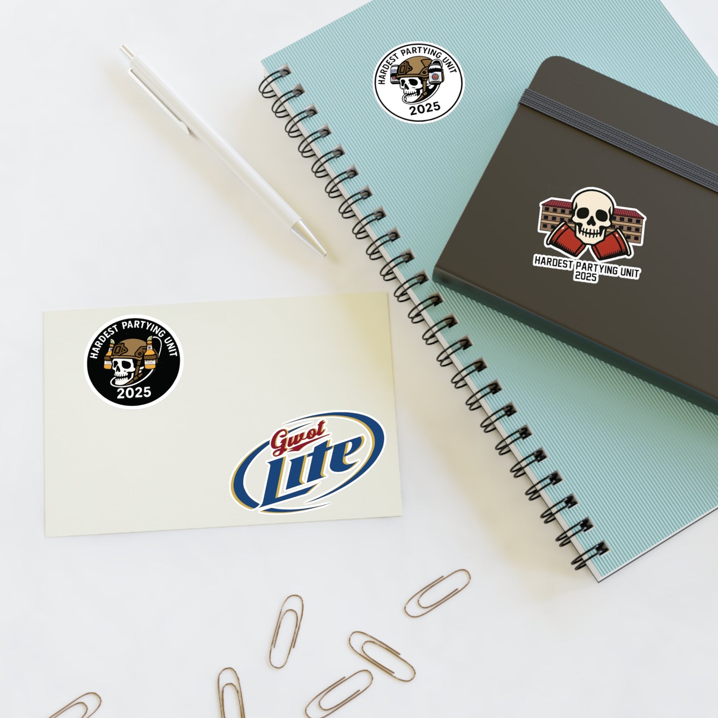 Hardest Partying Unit Sticker Sheets