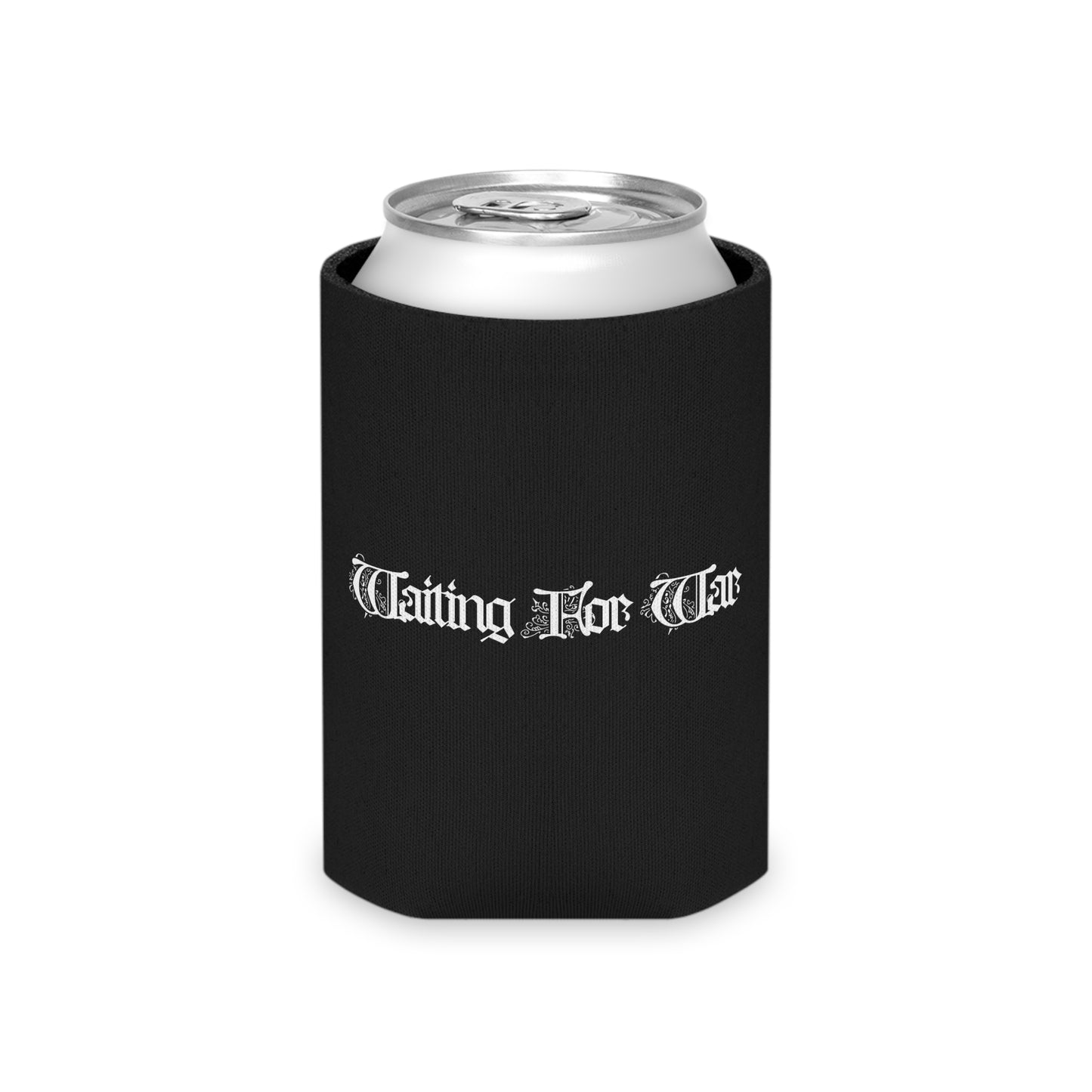 Black Waiting For War Coozie