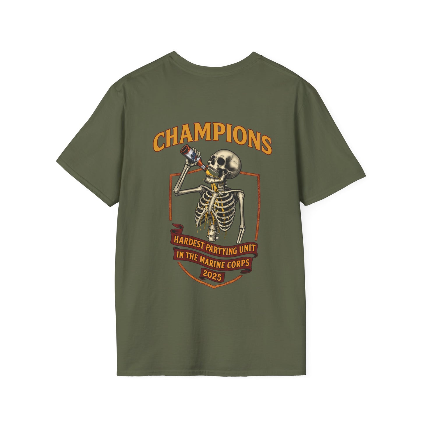 3/5 Hardest Partying Unit Champions T-shirt