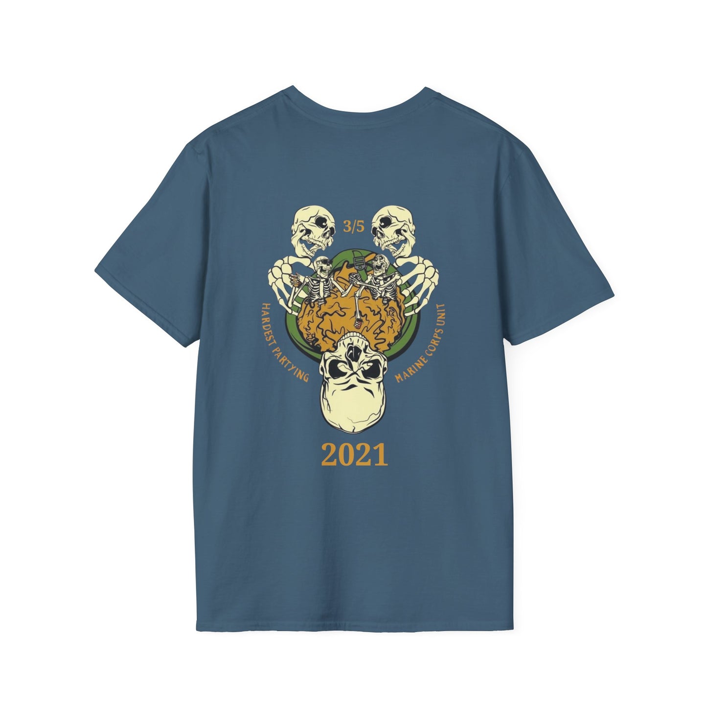 2021 Edition 3/5 Hardest Partying Unit Champions T-shirt