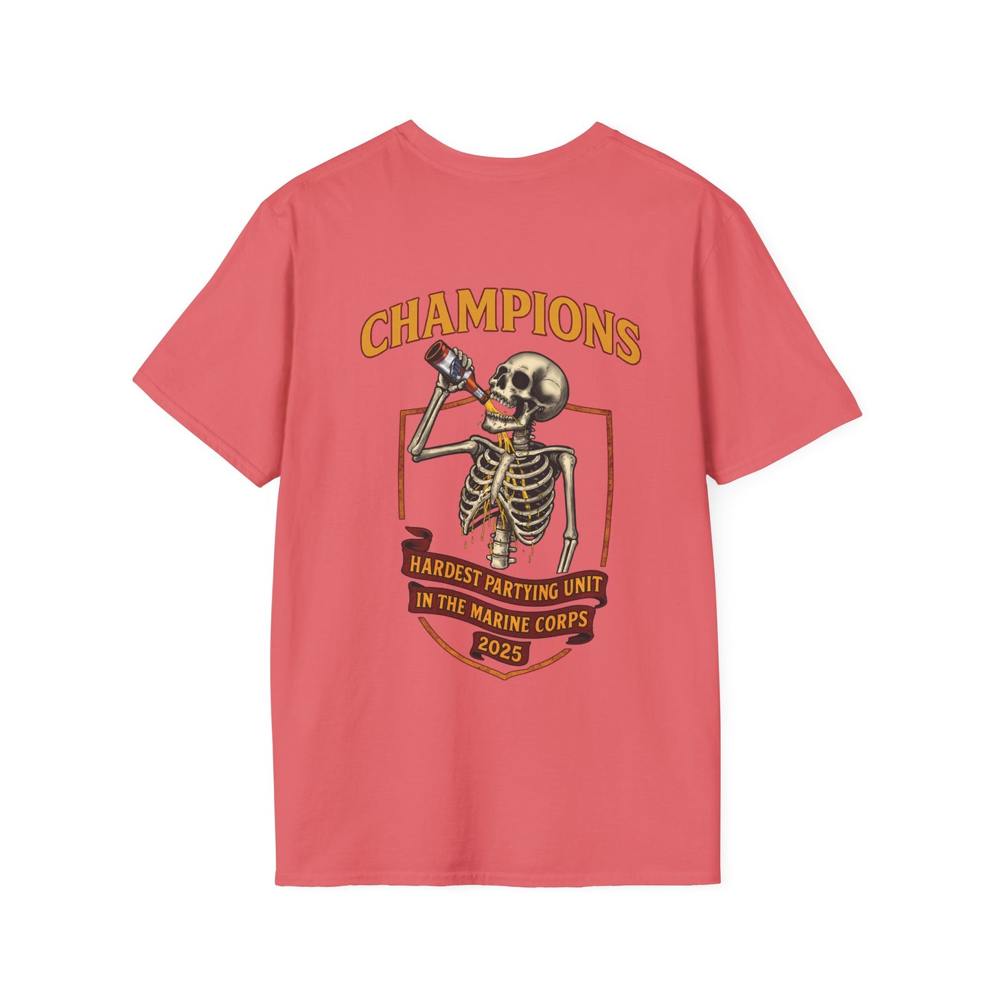 3/5 Hardest Partying Unit Champions T-shirt