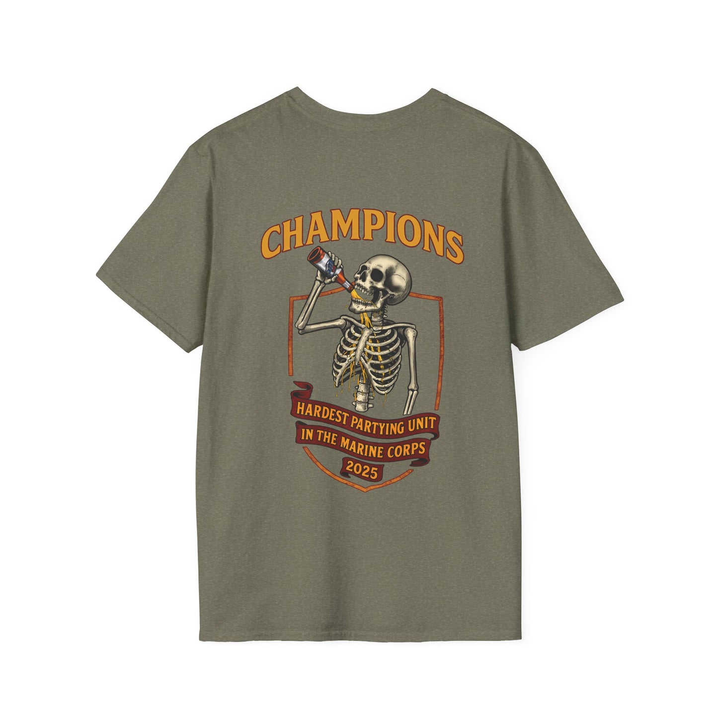 3/5 Hardest Partying Unit Champions T-shirt