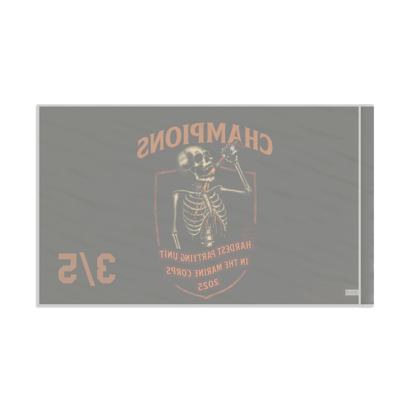 3/5 Hardest Partying Unit Champions Flag