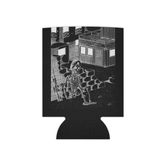 Black Waiting For War Coozie