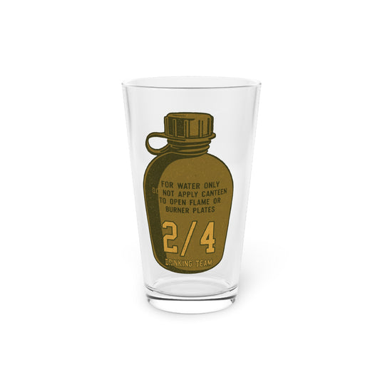 2/4 Drinking Team Pint Glass