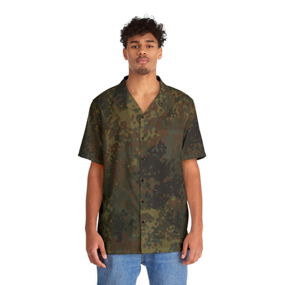 Fleck dark Hawaiian Shirt