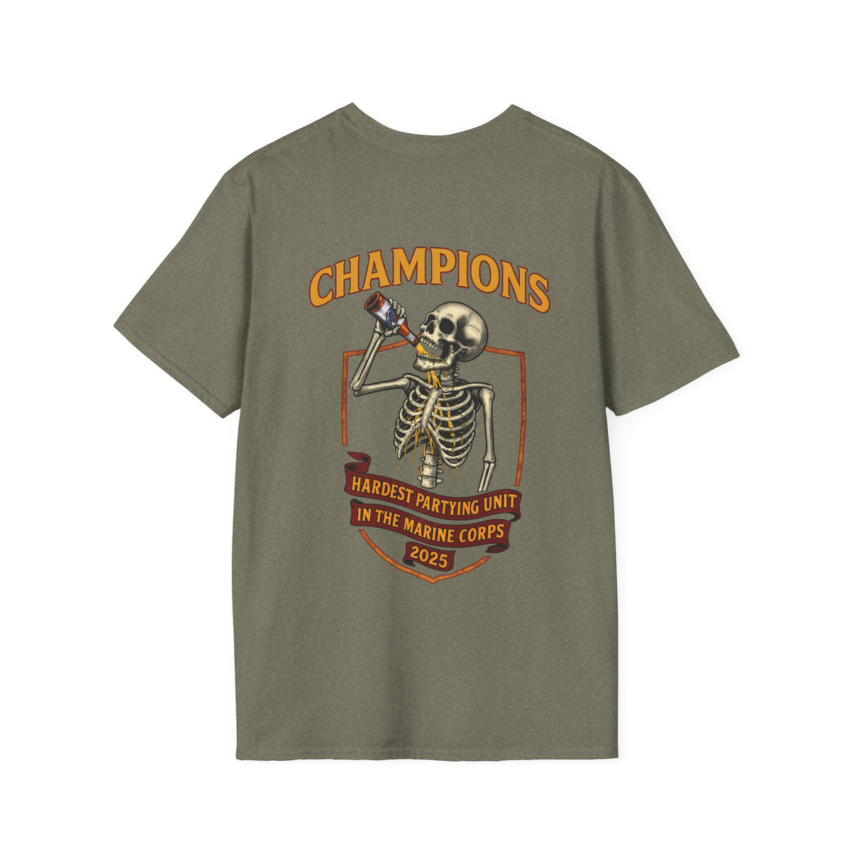 3/5 Hardest Partying Unit Champions T-shirt