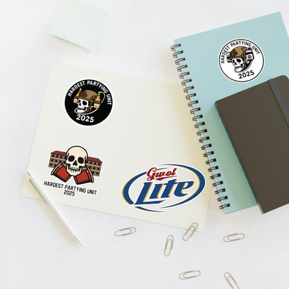 Hardest Partying Unit Sticker Sheets