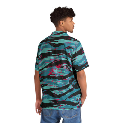 Miami tiger stripe Hawaiian Shirt