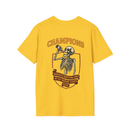 3/5 Hardest Partying Unit Champions T-shirt