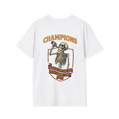 3/5 Hardest Partying Unit Champions T-shirt