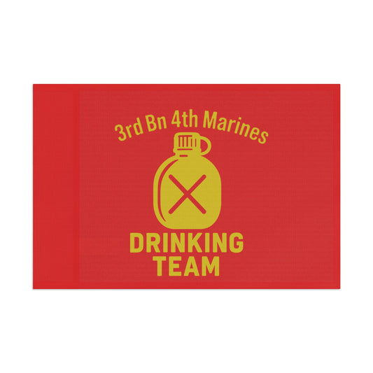 3/4 Drinking Team Flag