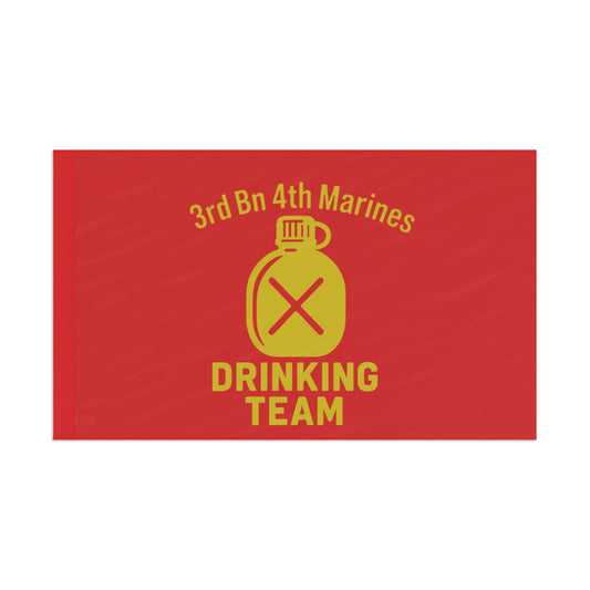 3/4 Drinking Team Flag