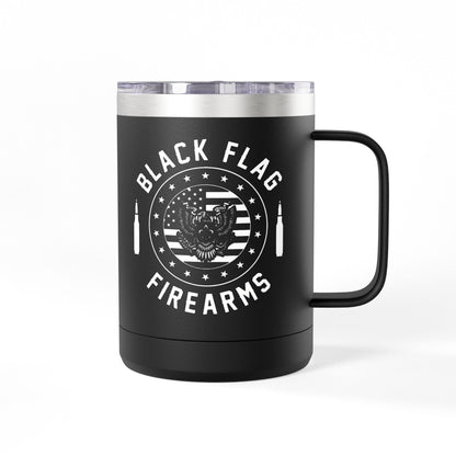 Black Flag Coffee Mug Tumbler, 15oz