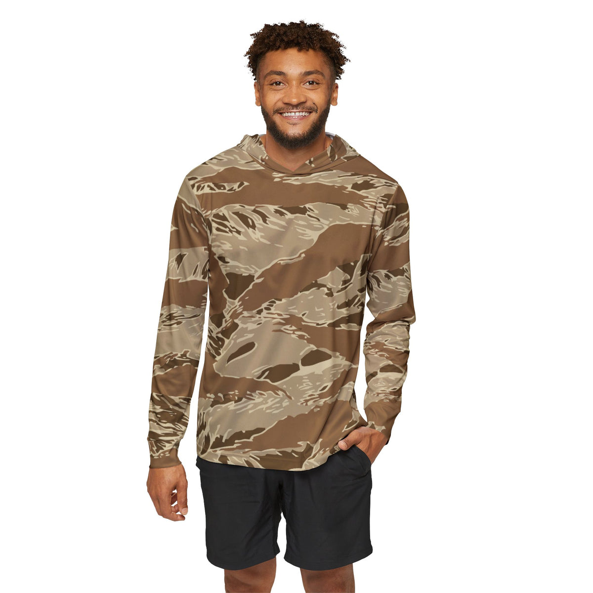Desert tiger stripe Warmup Hoodie