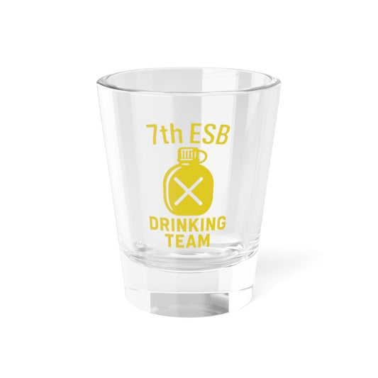 7th ESB Drinking Team Shot Glass