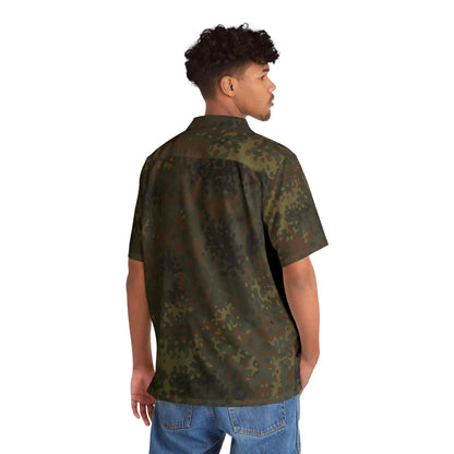Fleck dark Hawaiian Shirt