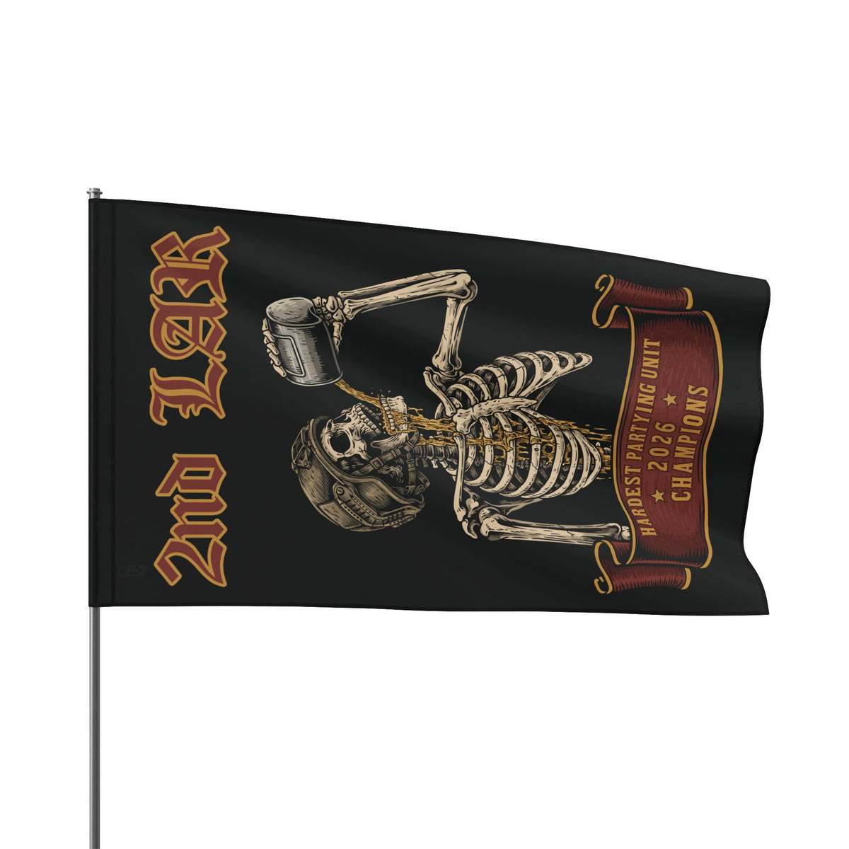 2026 Hardest Partying Unit Champions Flag