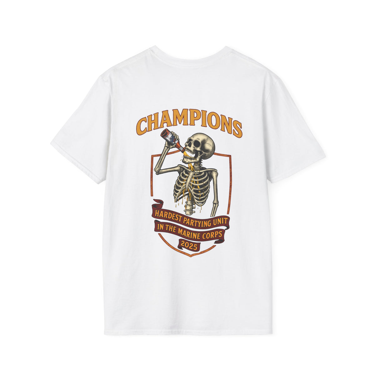 3/5 Hardest Partying Unit Champions T-shirt
