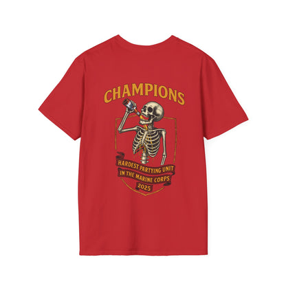 3/5 Hardest Partying Unit Champions T-shirt