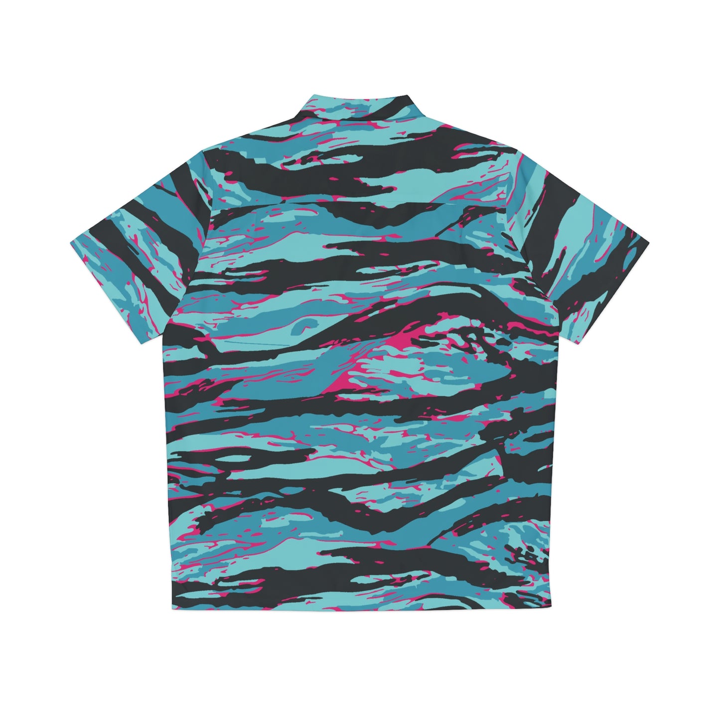 Miami tiger stripe Hawaiian Shirt