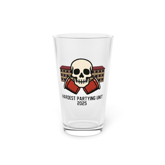 Hardest Partying Unit 2025 Pint Glass
