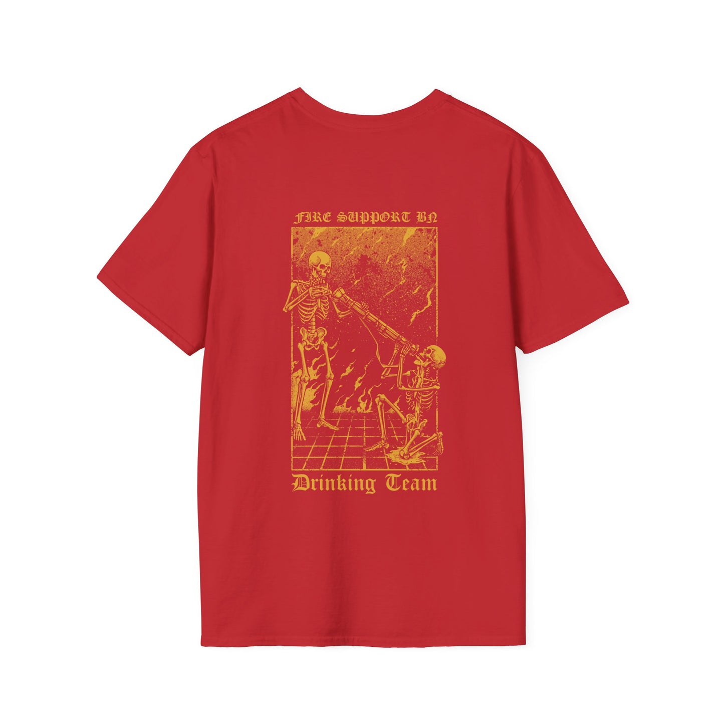 Fire Support Bn Tube Drinking Team T-shirt