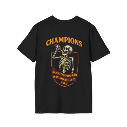3/5 Hardest Partying Unit Champions T-shirt