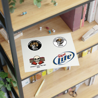 Hardest Partying Unit Sticker Sheets