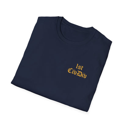 1st CivDiv Drinking Team T-shirt