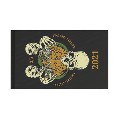 2021 Edition 3/5 Hardest Partying Unit Champions Flag