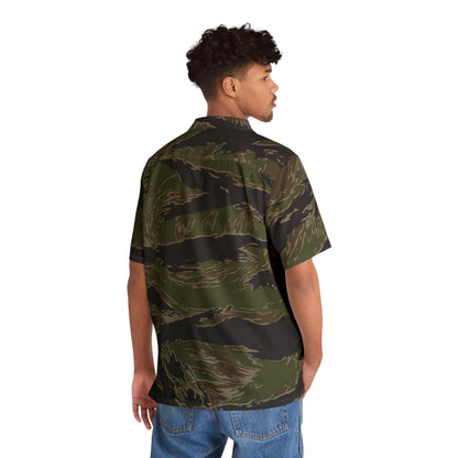 Tiger stripe Hawaiian Shirt