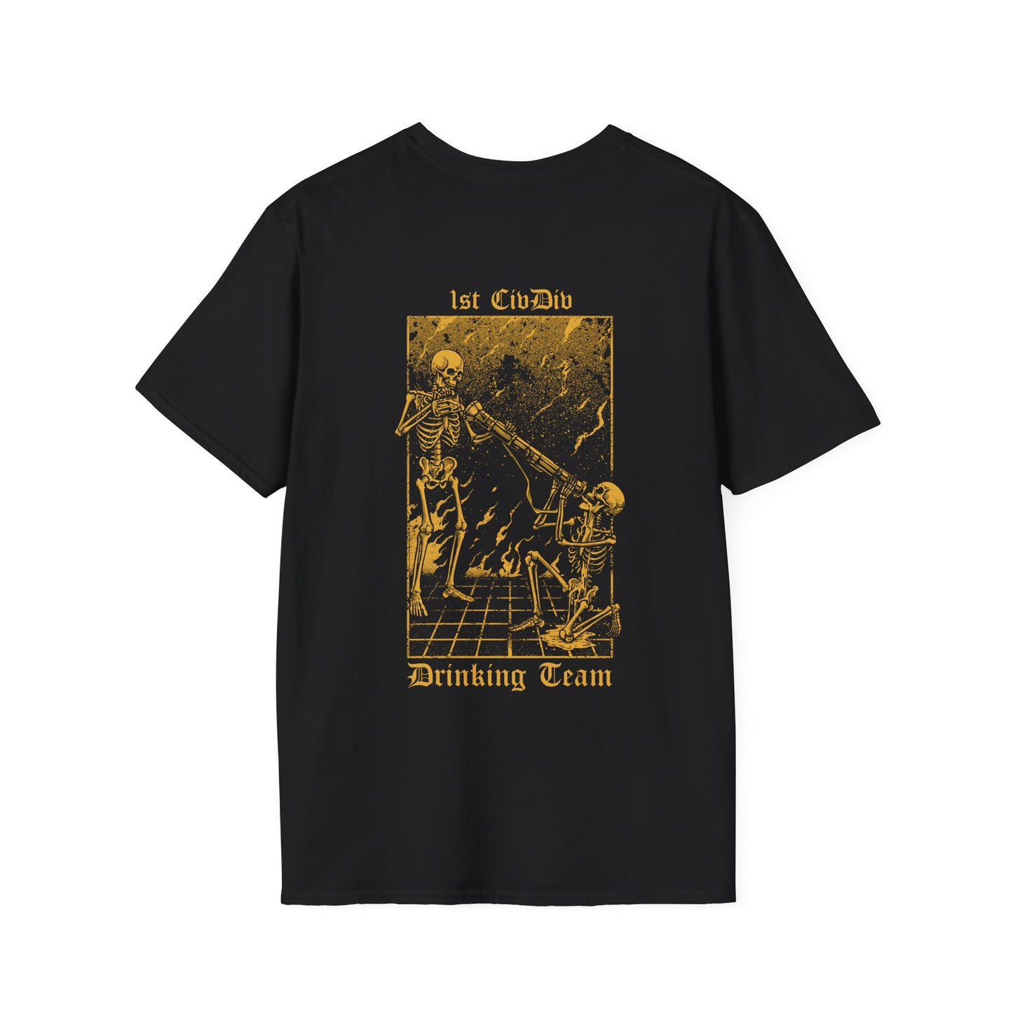 1st CivDiv Drinking Team T-shirt